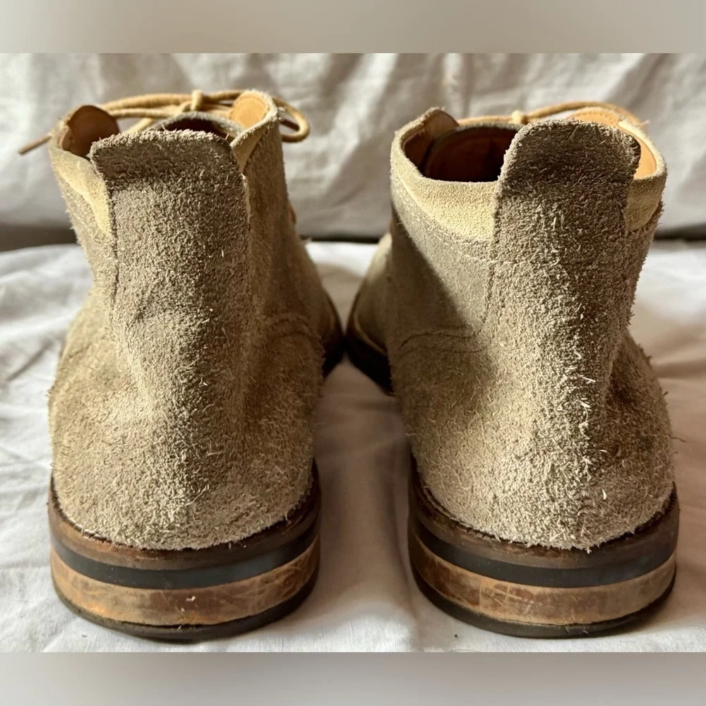 Cole Haan Suede Chukka Boots Men's Sz 13 Sand Gray Shoes Preppy C23872